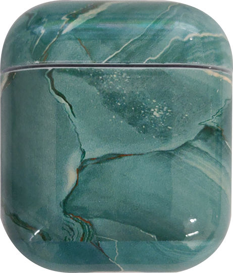 Lykl Marble Husă Light Green pentru Apple AirPods 1 / AirPods 2