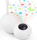 Alecto Baby BC-21 Υγραντήρας & Προβολέας Νυχτερινός Ουρανός Λευκό