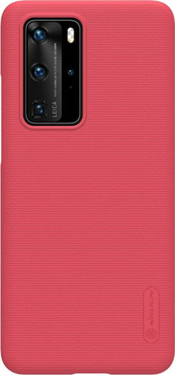 Nillkin Super Frosted Back Cover Plastic Roșu (Huawei P40 Pro)