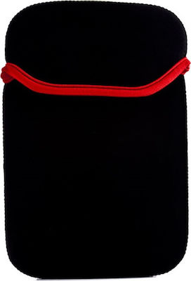 Neopren Sleeve Fabric Black/Red (Universal 7")