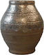 MSA Decorative Vase Silver 22x22x25.5cm