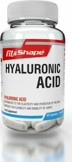 Fit & Shape Hyaluronic Acid 100mg Συμπλήρωμα για την Υγεία Αρθρώσεων & Οστών 30 κάψουλες