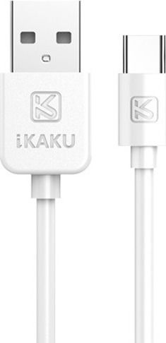 Kakusiga Intellect USB 2.0 Cable USB-C male - USB-A Λευκό 2m KSC-332