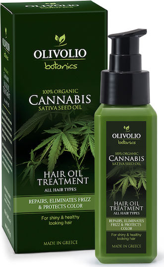 Olivolio Botanics Cannabis Sativa Seed Haaröl für Reparatur gegen Spliss 90ml