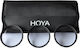 Hoya Digital Filter Kit II Σετ Φίλτρων CPL / ND / UV Διαμέτρου 62mm για Φωτογραφικούς Φακούς