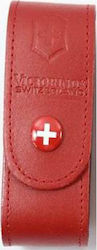 Victorinox Κόκκινη Δερμάτινη Θήκη Ζώνης για Σουγιά