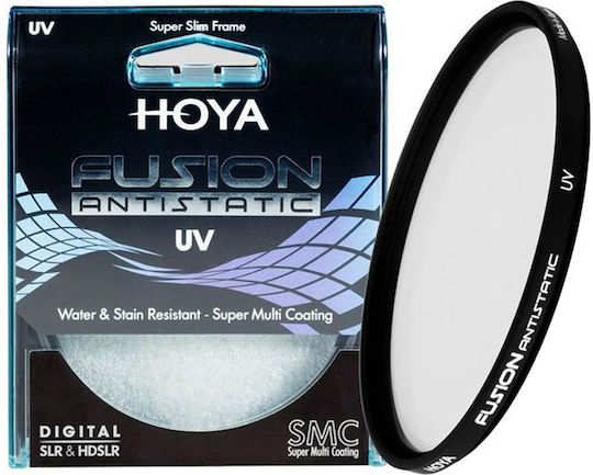 Hoya Fusion Antistatic Lens Filter UV Diameter 49mm with MC Coating for Photographic Lenses