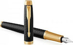 Parker I.M. Premium Writing Pen Fine Black made of Steel with Blue Ink 1931646