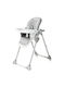 Bo Jungle B-High Chair Wheely Foldable Baby Highchair with Adjustable Height Gray