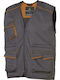 Delta Plus M6GIL Men's Safety Vest Gray M6GILGO