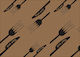 Finezza Poftă Bună Servet individual Maro 40x30cm 500buc ΣΟ-ΑΤ-00