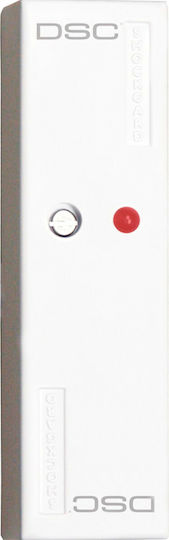 DSC Glass Break Sensor with Range 3m Crystal Breakage in White Color