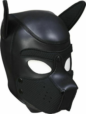 Kiotos Neoprene Puppy Dog Hood BDSM Маска в Черно Цвят