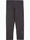 Παιδικό Κολάν Μακρύ Γκρι Basic Stretch Knit Leggings
