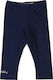 Boboli Kids Legging Long Blue Stretch Knit Leggings