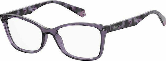 Polaroid Plastic Eyeglass Frame Purple PLD D320 789