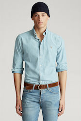Ralph Lauren Herrenhemden Normale Passform Hellblau Ralph Lauren Herrenhemden Normale Passform Hellblau