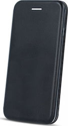 Senso Oval Stand Book Δερματίνης Μαύρο (Redmi 9)