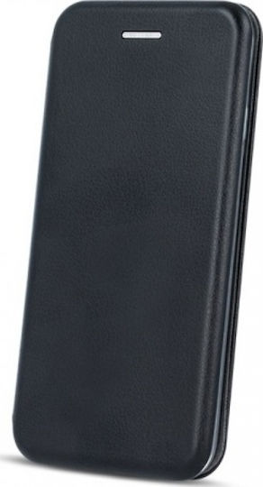 Senso Oval Stand Book Δερματίνης Μαύρο (Redmi 9)