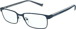 Armani Exchange Plastic Eyeglass Frame Blue AX1042 6113