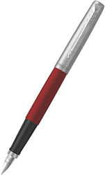 Parker Πένα Γραφής Fine Κόκκινη με Μπλε Μελάνι