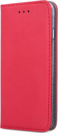 Smart Magnet Book Δερματίνης Κόκκινο (Xiaomi Mi Note 10 Lite)