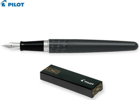 Pilot Πένα Γραφής Medium 0.58mm Μαύρη από Ορείχαλκο με Μαύρο Μελάνι