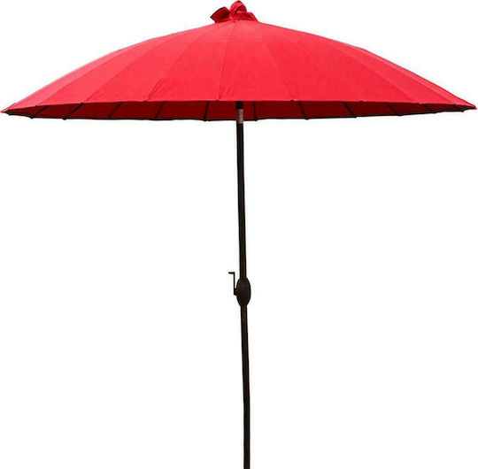 Umbrella Floor Round Metal Red D2m