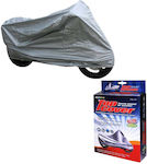 Autoline Κουκούλα Μηχανής Αδιάβροχη Top Cover Silver Medium Μ203xΠ89xΥ122εκ.