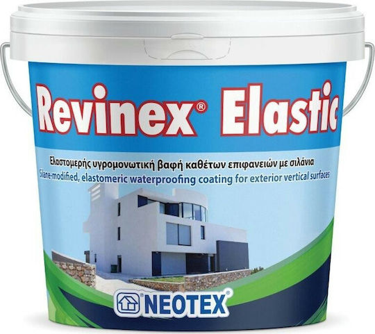 Neotex Revinex Elastic Βάση D Plastic Paint for Exterior Use 2.9lt