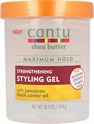 Cantu Maximum Hold Gel Μαλλιών με Χρώμα για Γκρίζα Μαλλιά 547.12ml