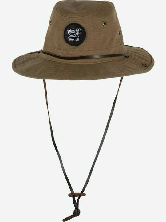 Emerson Υφασμάτινo Ανδρικό Καπέλο Μπεζ