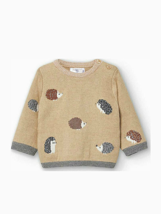 Mayoral Kids' Sweater Long Sleeve Beige