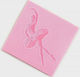 Mold Silicone Ballerina 9.3x8.3cm for Clay / Soap / Liquid Glass 0515093