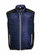 Fageo Arbeitsweste Wasserdicht Softshell mit Fleece-Futter Marineblau