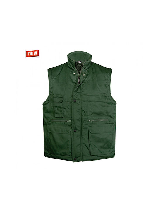 Fageo Men's Safety Vest Green