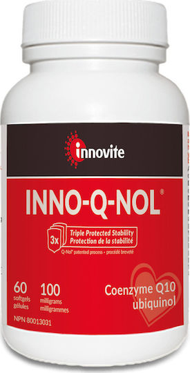 Innovite INNO-Q-NOL χωρίς Γλουτένη 100mg 60 κάψουλες