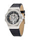 Maserati Potenza Watch Automatic with Black Rubber Strap