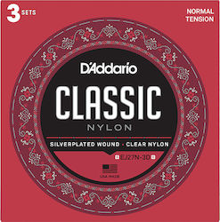 Daddario Classical Guitar Strings Set Nylon 28 - 43 Normal Tension