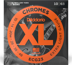 Daddario XL Chromes E-Gitarrensaiten Set Chrome 10 - 48" Extra Light Daddario XL Chromes E-Gitarrensaiten Set Chrome 10 - 48" Extra Light