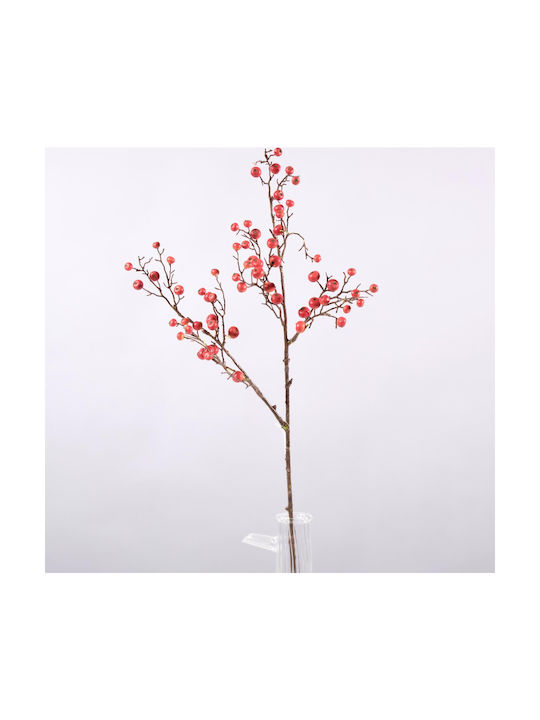 Supergreens Ramură Decorativă Artificială Μούρο Red 65cm 1buc