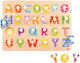 Holz Kinder Steckpuzzle Γράμματα für 3++ Jahre 26pcs Tooky Toys