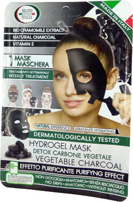 Brand Italia Sheet Μάσκα Προσώπου για Αποτοξίνωση με Ενεργό Άνθρακα 30gr