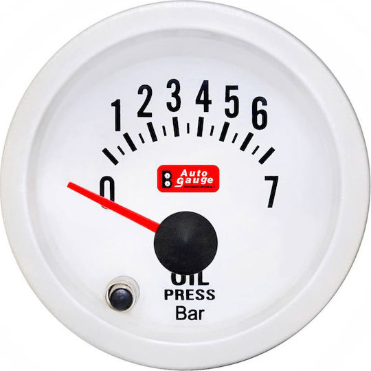 Auto Gauge Car Oil Pressure Analog Instrument 58mm
