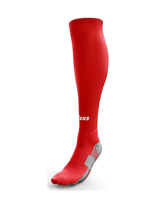 Zeus Super Ποδοσφαιρικές Κάλτσες Κόκκινες/Γκρι 1 Ζεύγος