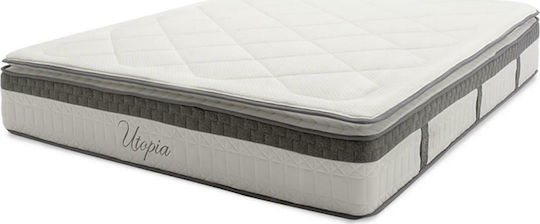 Pakketo Utopia Queen Ergonomic Mattress 160x200x32cm with Independent Springs & Topper