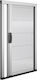 Viomal Phoenix Mosquito Net Door Pleated Aluminum White 235x135cm