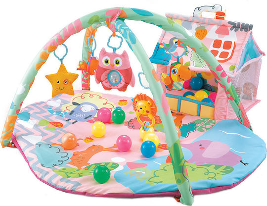 Cangaroo Activity Playmat Happy Farm Pink for 6+ months (LxWxH) 90x85x48cm