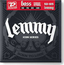 Dunlop Lemmy Kilmister Icon Signature Set Corzi Pentru Bas Oțel Inoxidabil 50 - 105 Dunlop Lemmy Kilmister Icon Signature Set Corzi Pentru Bas Oțel Inoxidabil 50 - 105