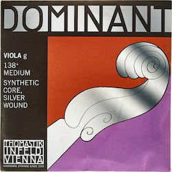 Thomastik Corză Miez sintetic Individuală pentru Viola 4/4 Dominant Viola G